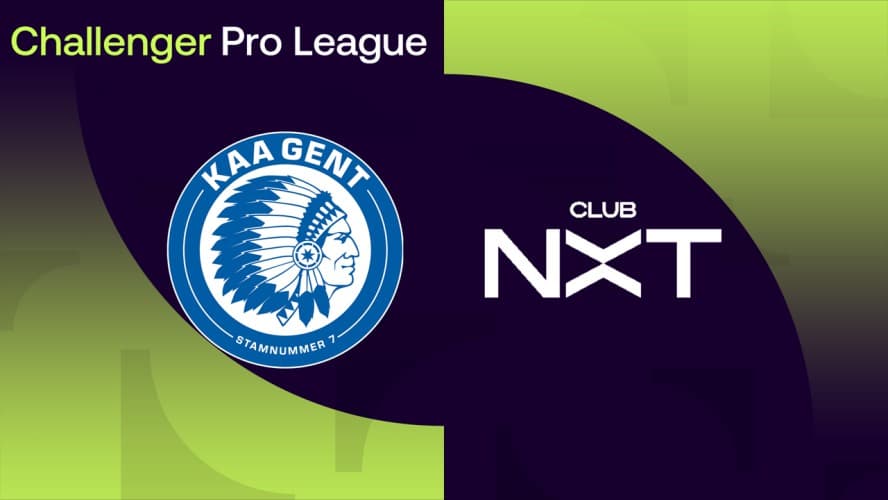 Jong Gent vs Club NXT event artwork