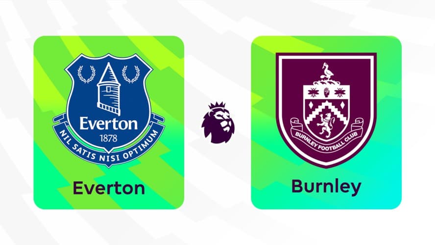 Everton vs Burnley event artwork